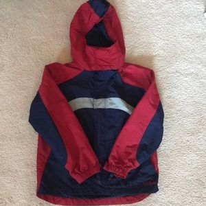 LLBean Kids Shell Jacket - Size 8 Small - EUC